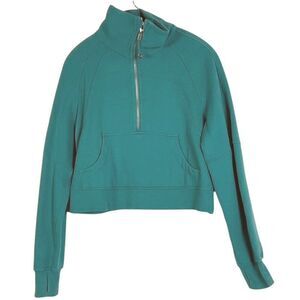 Lululemon Scuba Oversized Funnel Neck Half Zip, Oceanic, Style #LW3FJ6S, XS/S